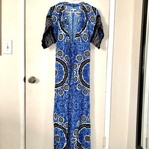 Ale by Alessandra Blue Tunic Maxi Dress